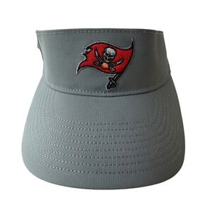 47‎ Brand Tampa Bay Buccaneers NFL Gray OSFA Adjustable Visor Cap Hat